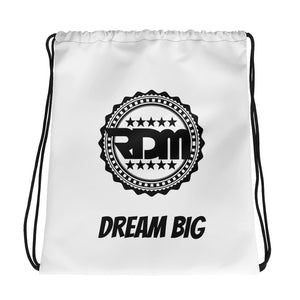 RDM "Dream Big" Drawstring Bag